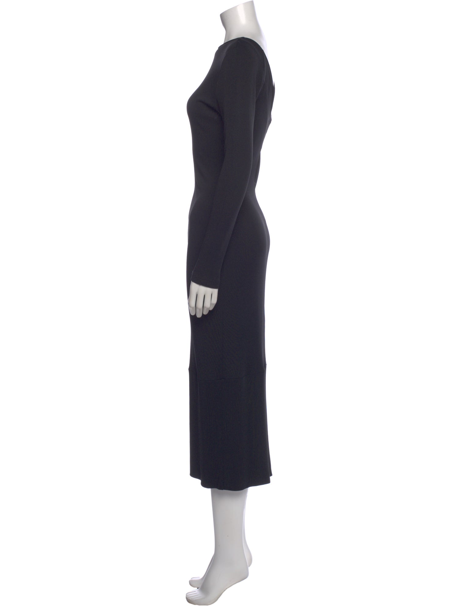 Gianfranco Ferre Bateau Neckline Long Dress