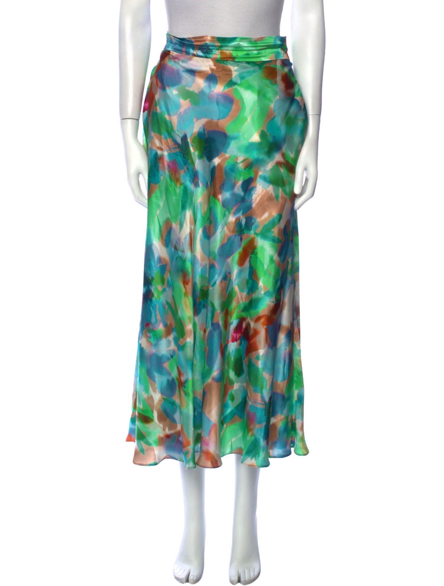 Ginger & Smart Silk Midi Length Skirt