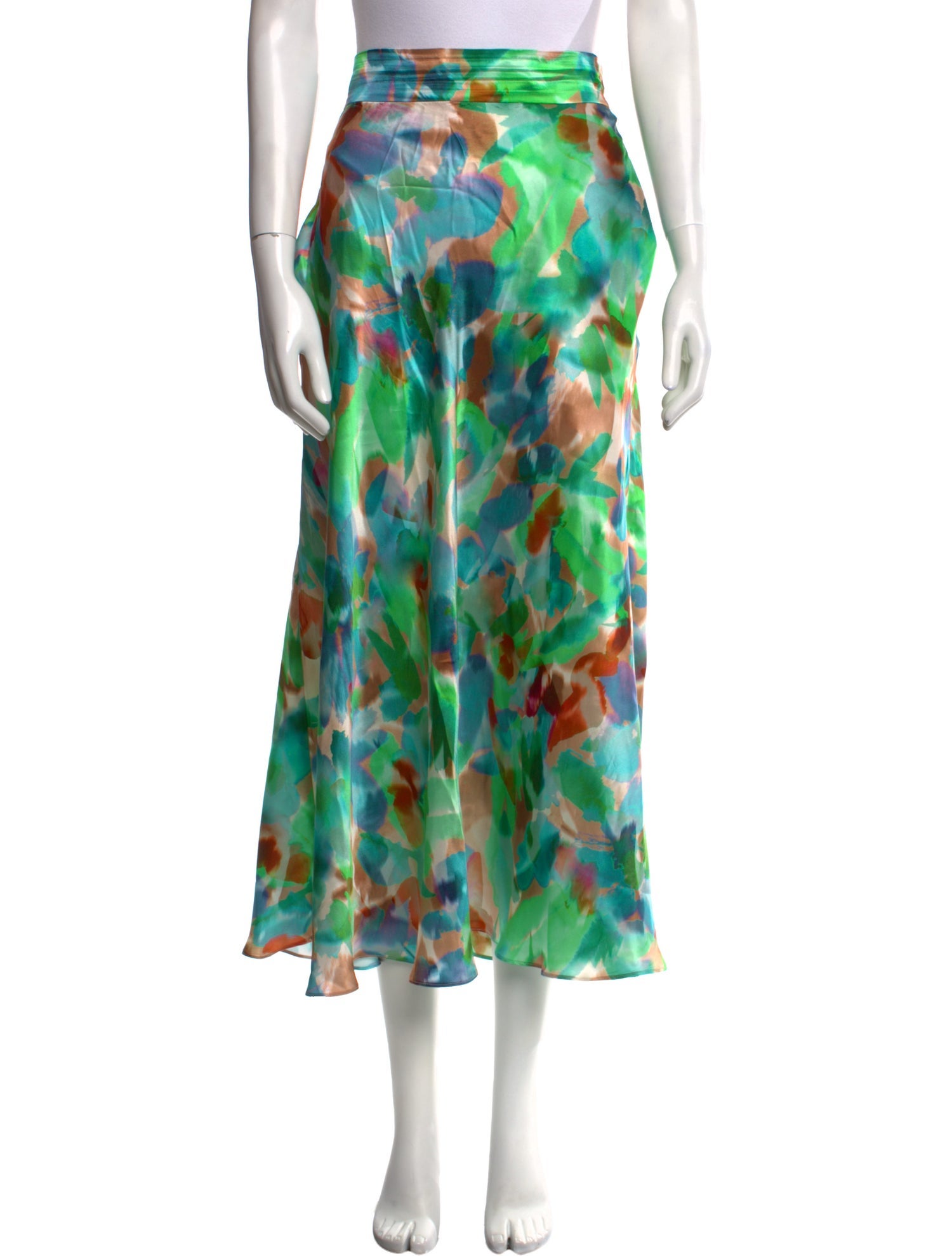 Ginger & Smart Silk Midi Length Skirt