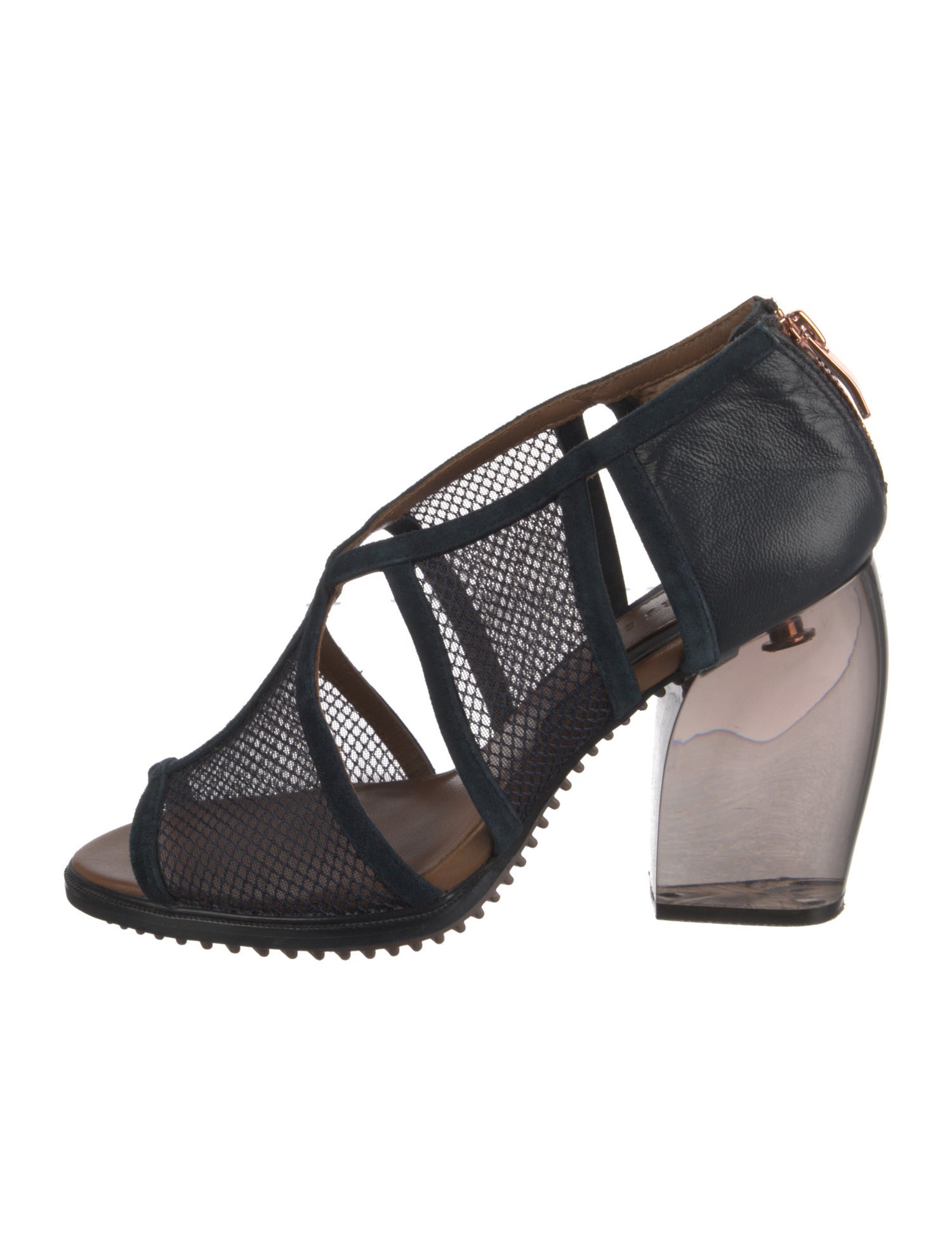 Ginger & Smart Mesh Colorblock Pattern Pumps