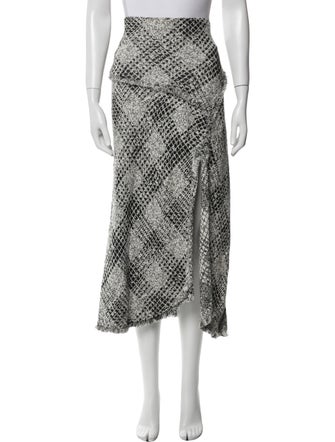 Ginger & Smart Plaid Print Midi Length Skirt