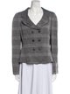 Giorgio Armani Plaid Print Blazer