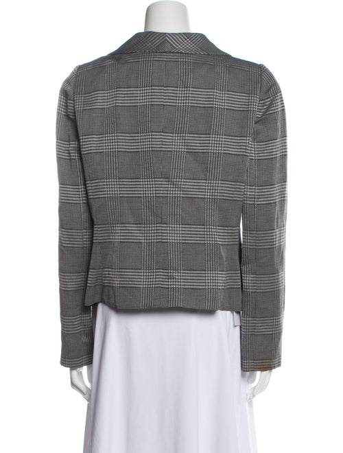 Giorgio Armani Plaid Print Blazer
