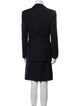 Giorgio Armani Virgin Wool Striped Skirt Suit
