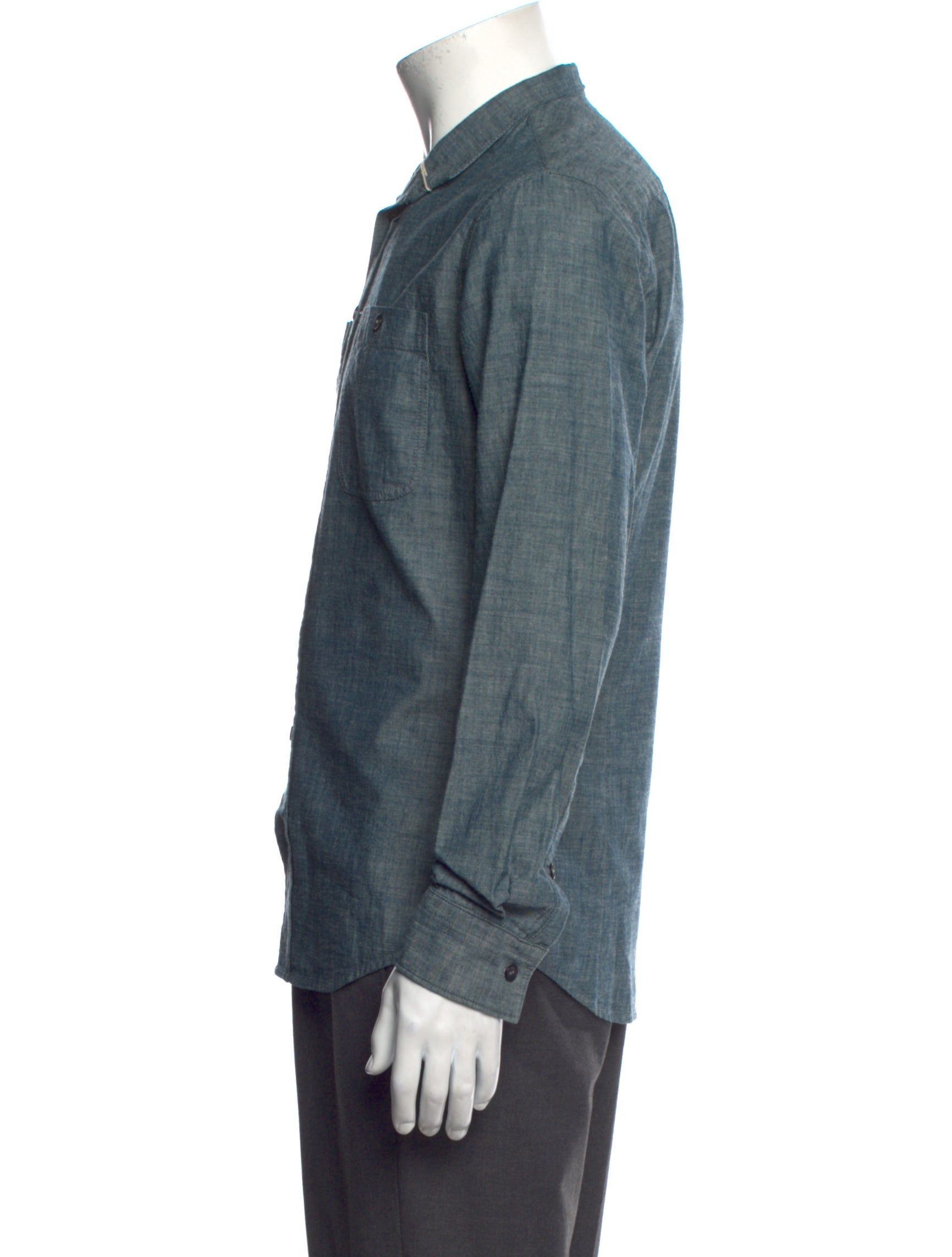 Giorgio Armani Long Sleeve Denim Shirt