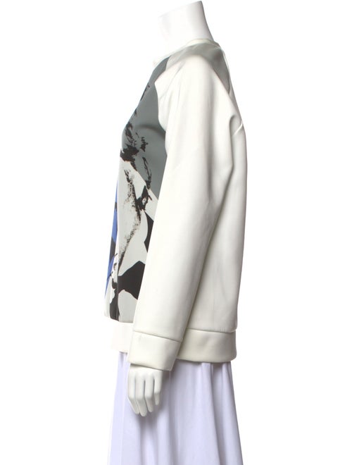 Giorgio Armani Printed Bateau Neckline Sweatshirt