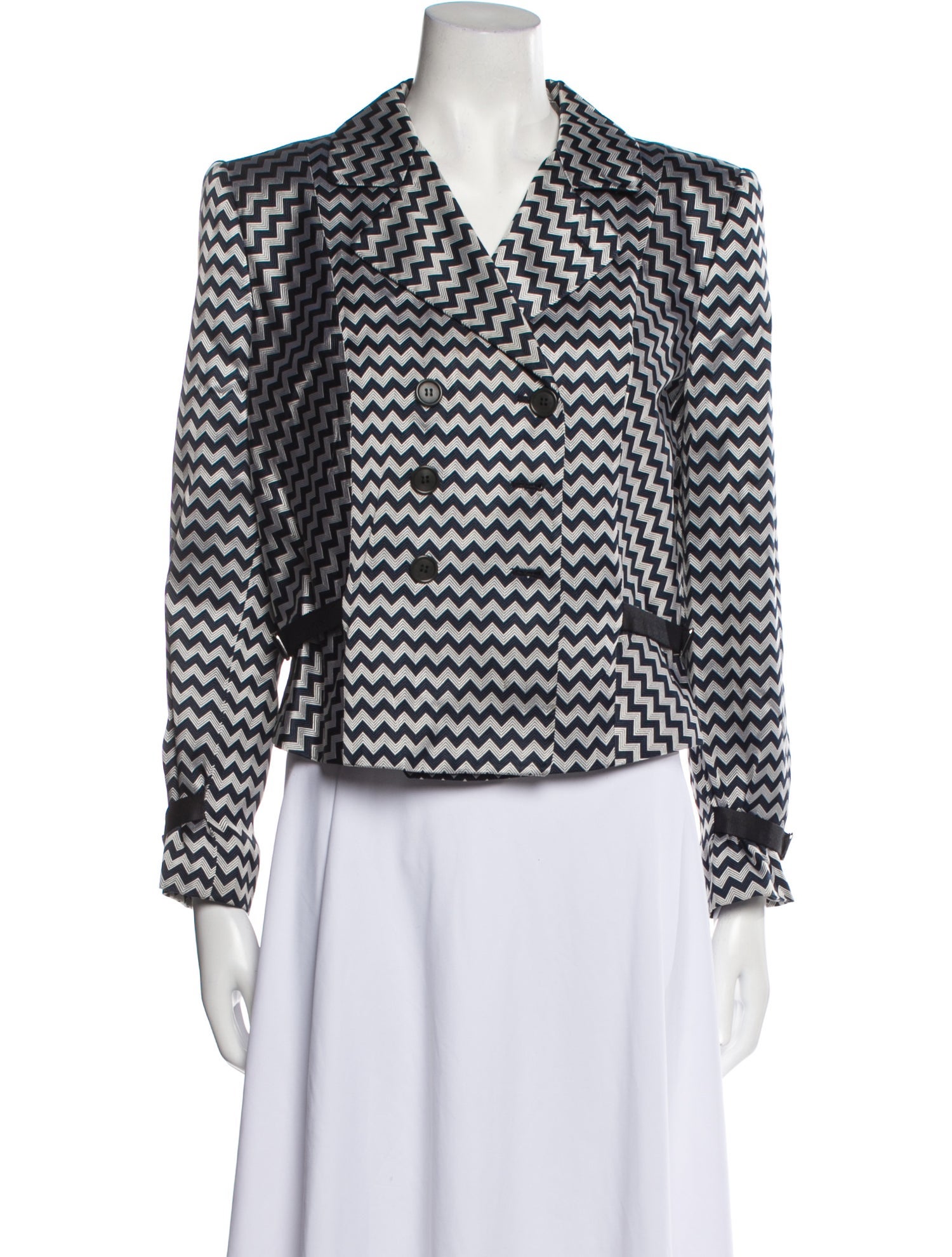 Giorgio Armani Silk Printed Blazer