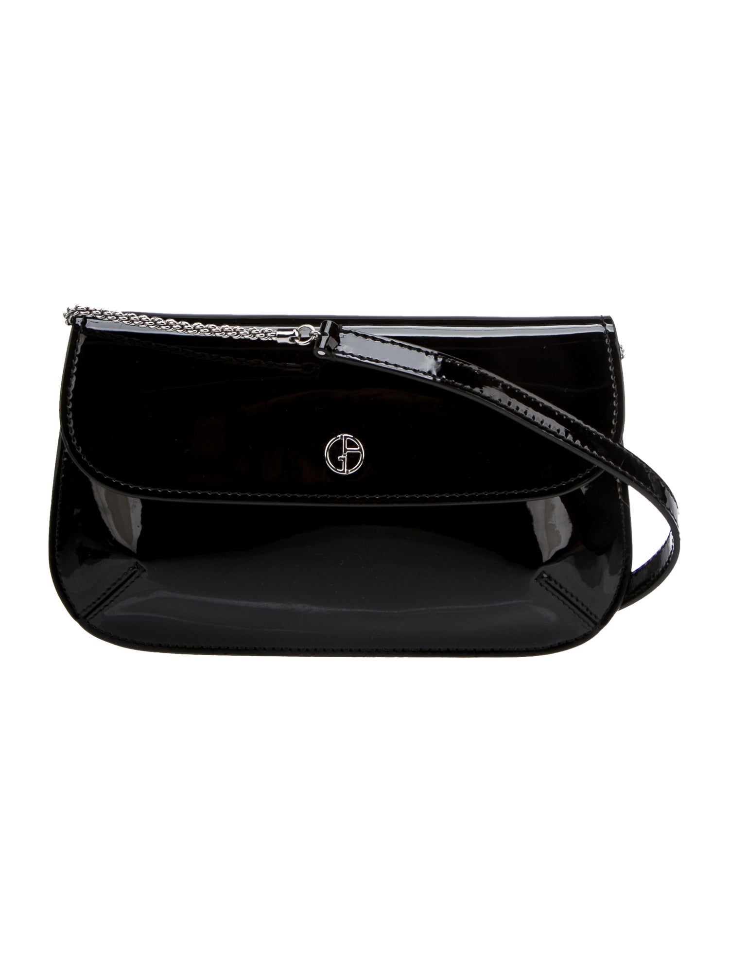 Giorgio Armani Patent Leather Shoulder Bag