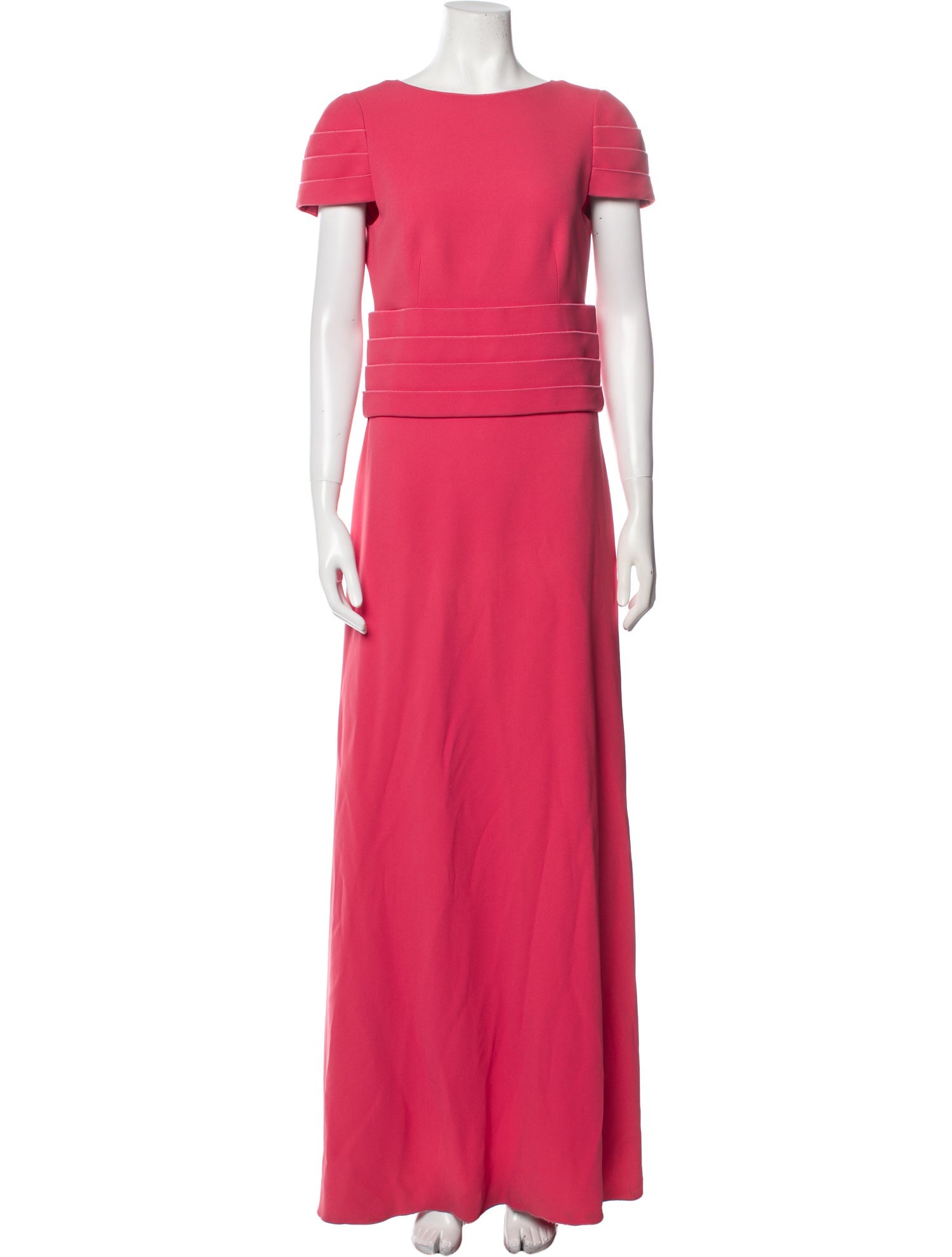 Giorgio Armani Bateau Neckline Long Dress
