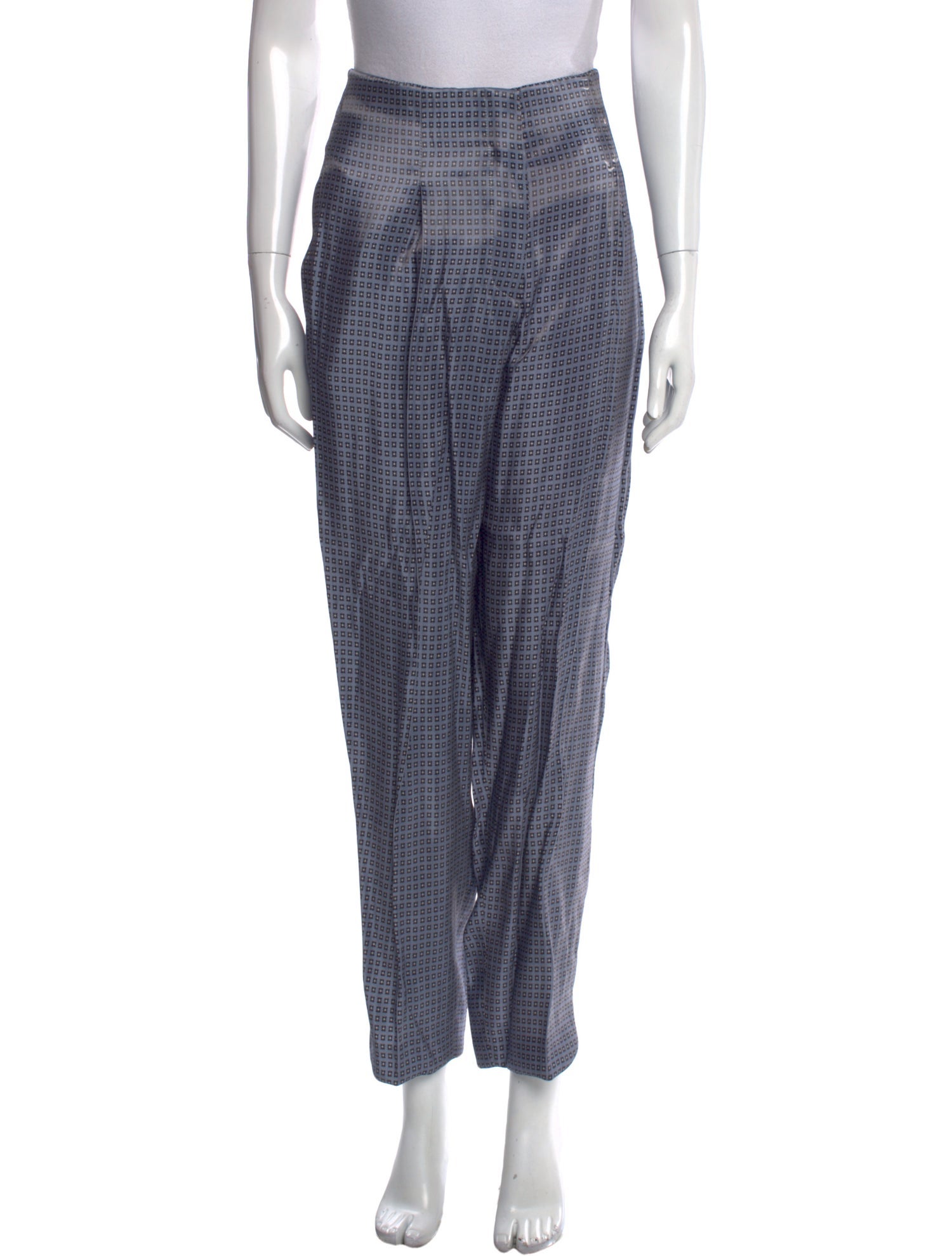 Giorgio Armani Printed Straight Leg Pants w/ Tags