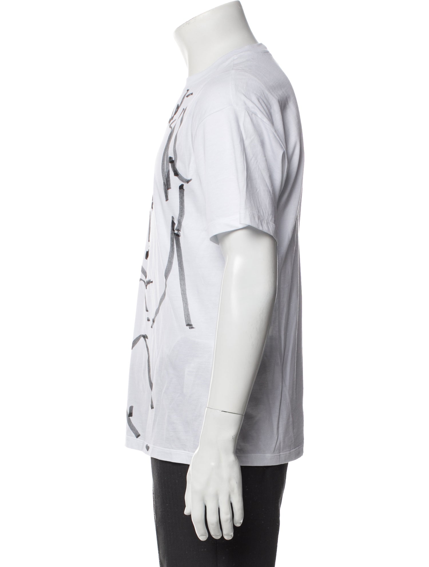 Giorgio Armani Graphic Print Crew Neck T-Shirt