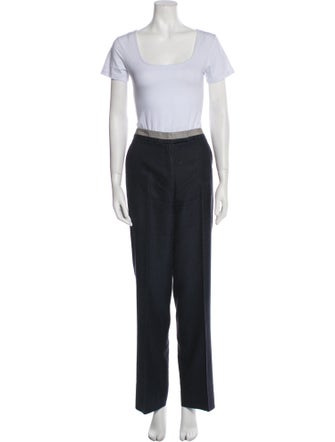 Giorgio Armani Grosgrain Trim Pantsuit