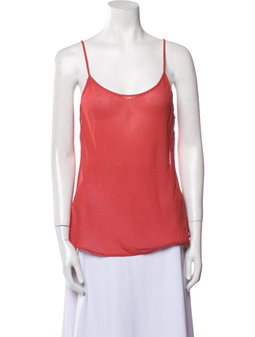 Giorgio Armani Scoop Neck Sleeveless Top