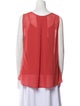 Giorgio Armani Scoop Neck Sleeveless Top