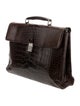 Giorgio Armani Alligator Briefcase