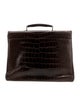 Giorgio Armani Alligator Briefcase