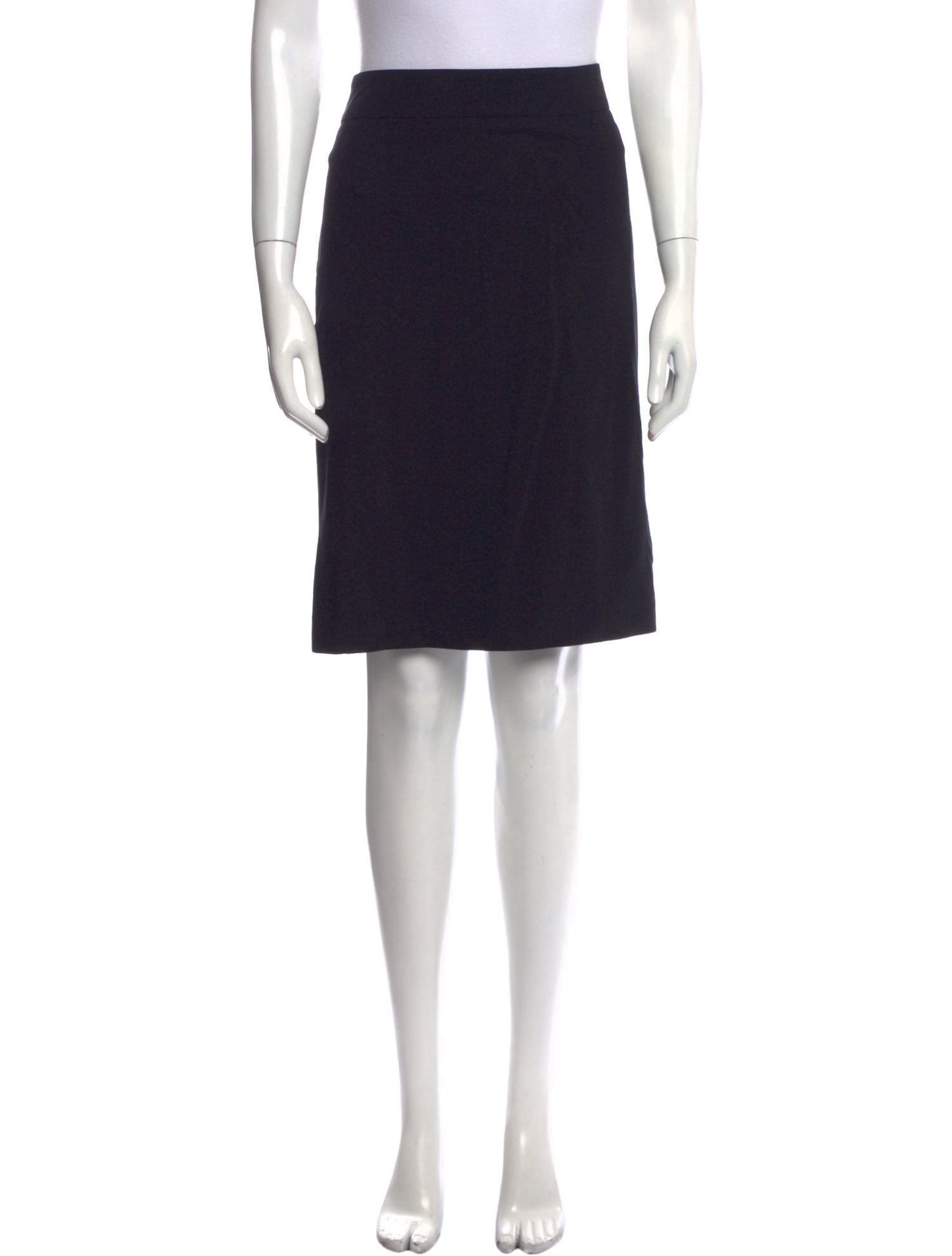 Giorgio Armani Virgin Wool Knee-Length Skirt