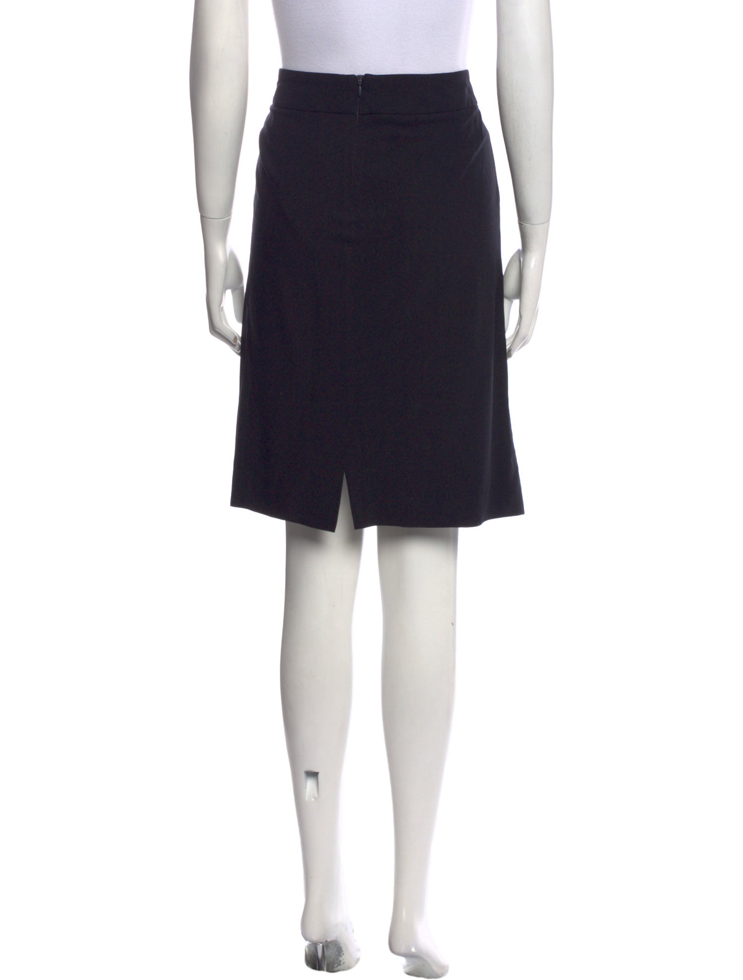 Giorgio Armani Virgin Wool Knee-Length Skirt