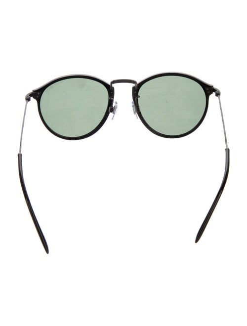 Giorgio Armani Round Mirrored Sunglasses