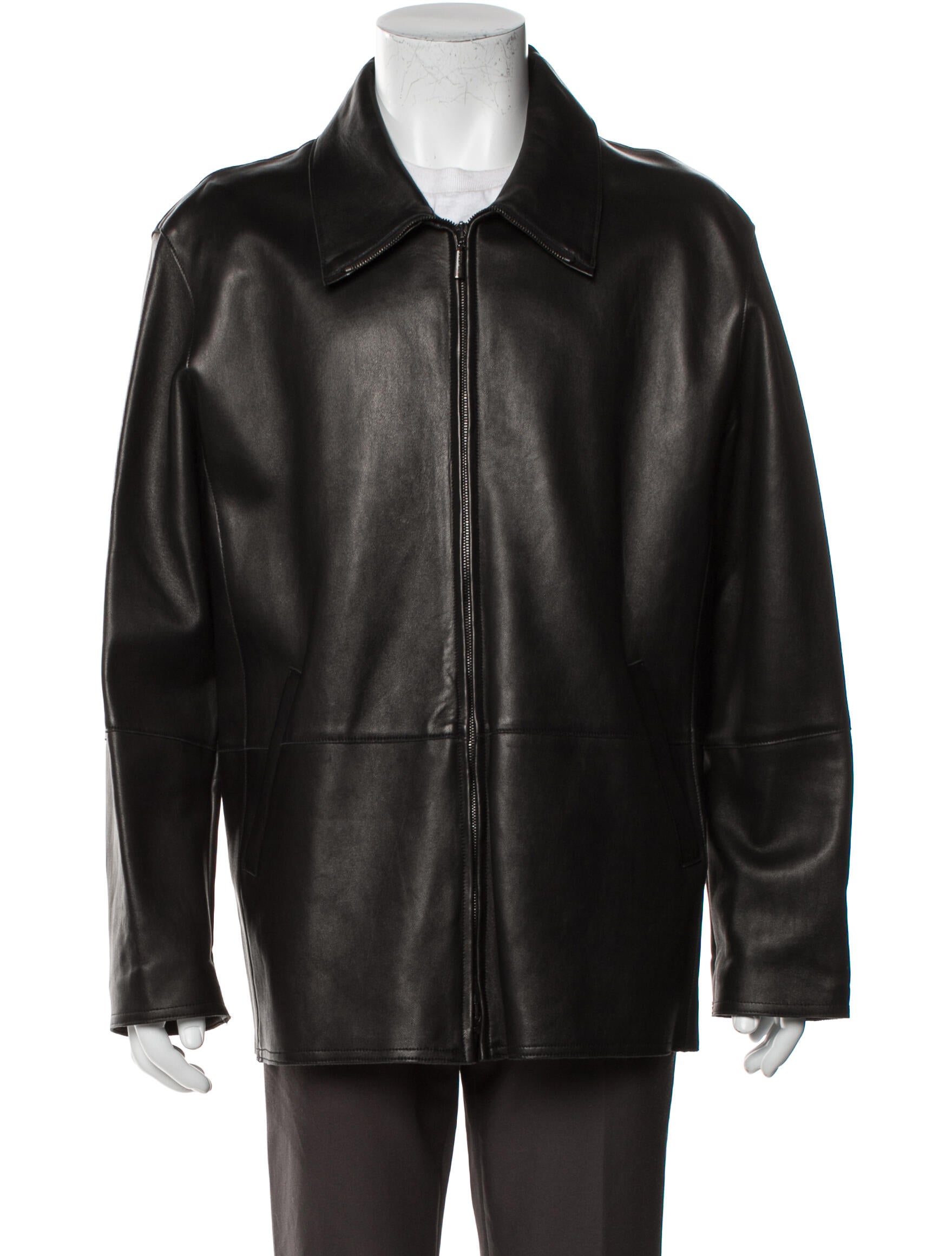 ジャケット・アウター GIORGIO ARMANI lamb leather jacket Giorgio