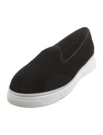 Giorgio Armani Suede Loafer Sneakers