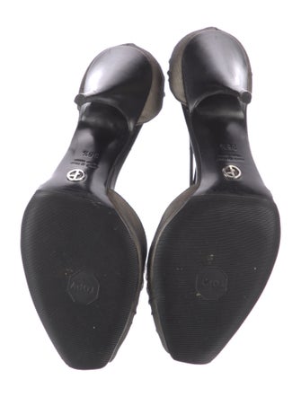 Giorgio Armani Mesh Accents D'Orsay Pumps