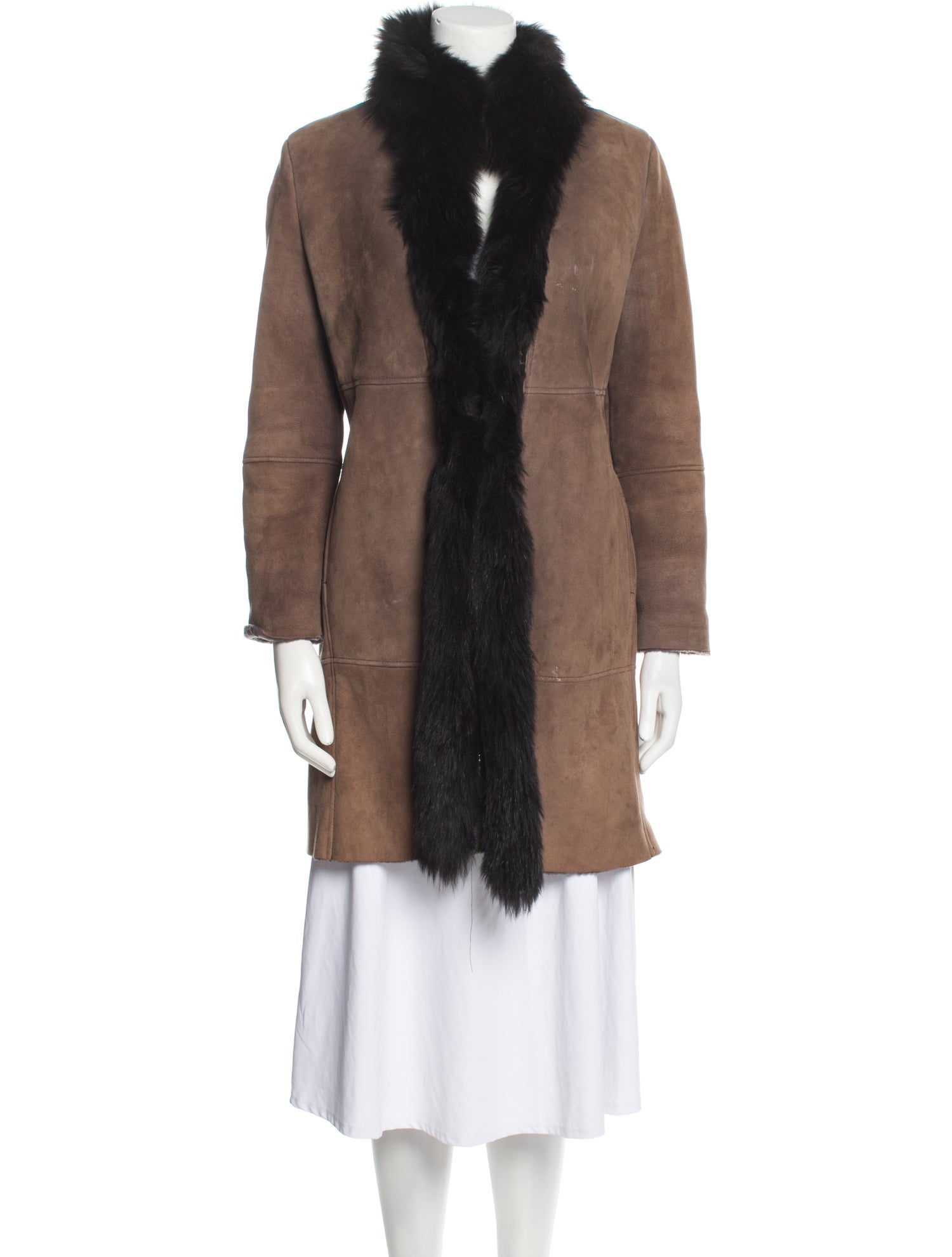 Giorgio Armani Lambskin Fur Coat
