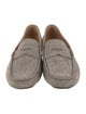 Giorgio Armani Embossed Leather Loafers