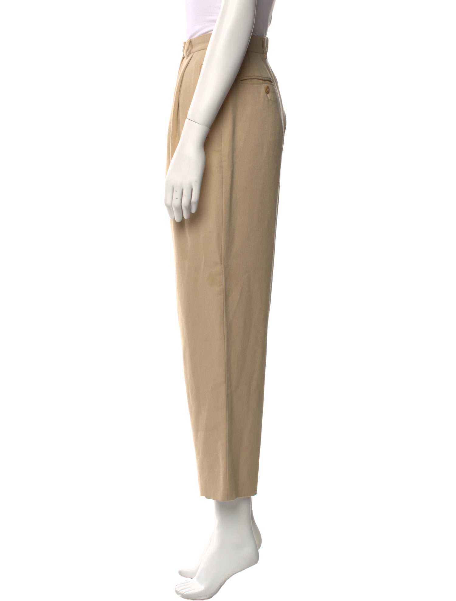 Giorgio Armani Silk Straight Leg Pants