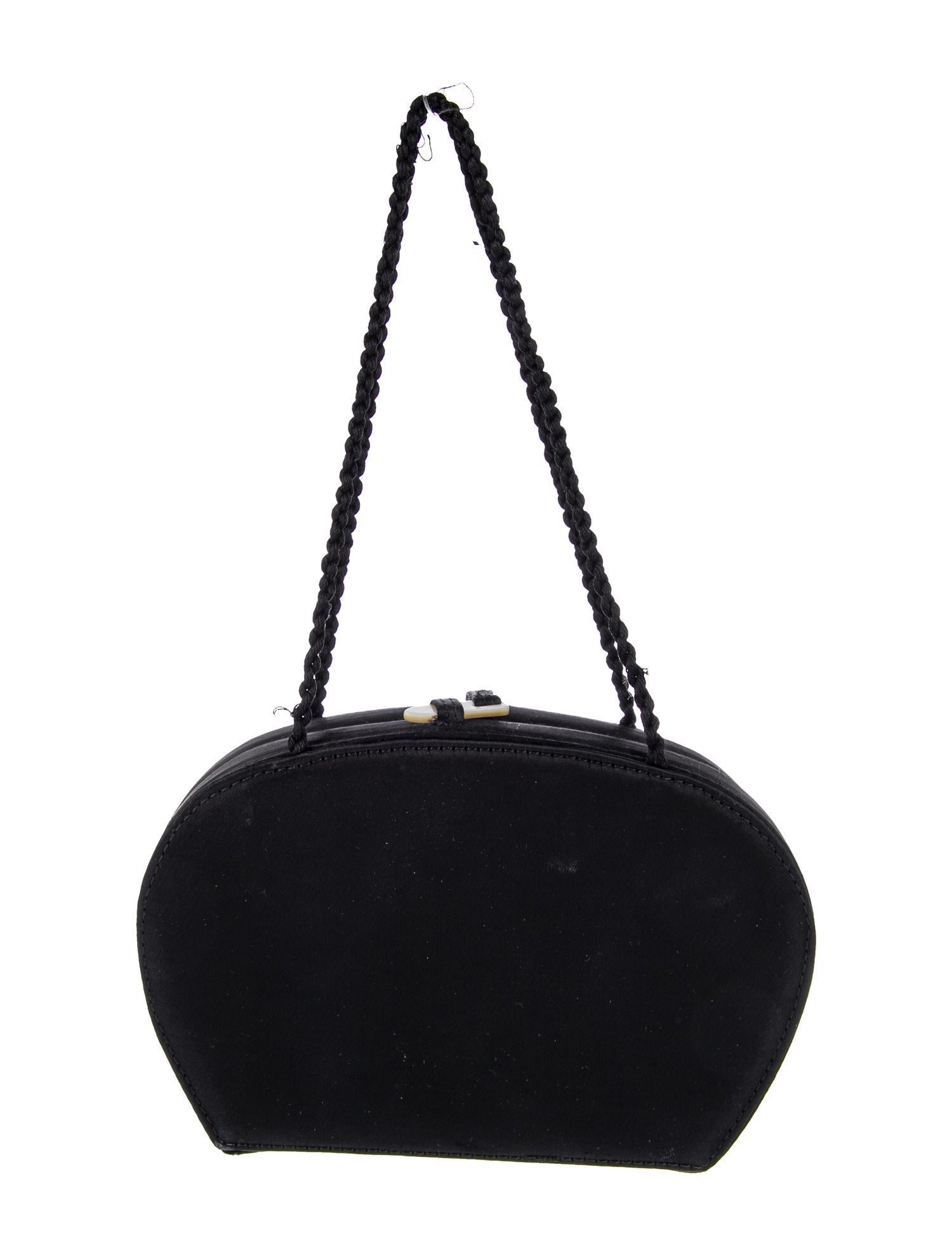 Giorgio Armani Braided-Trimmed Stain Handle Bag