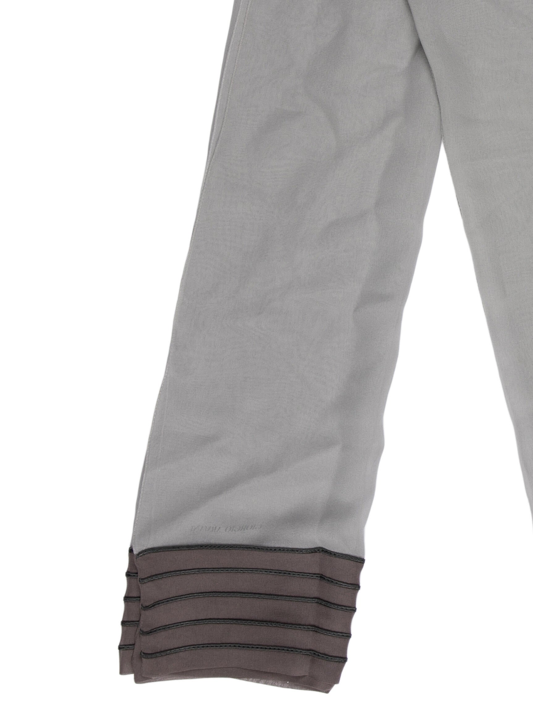 Giorgio Armani Silk Striped Scarf