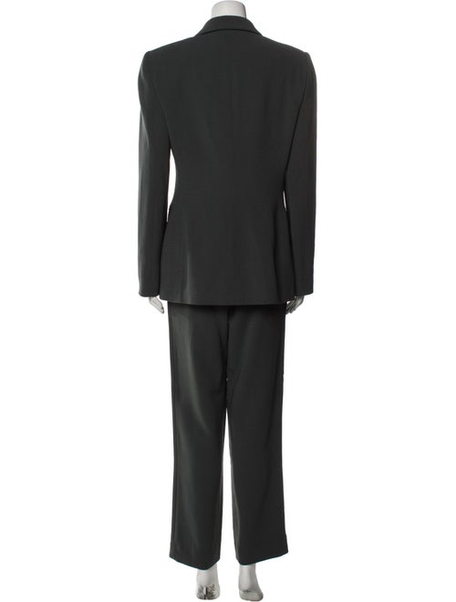 Giorgio Armani Wool Ruffle Embellishment Pantsuit