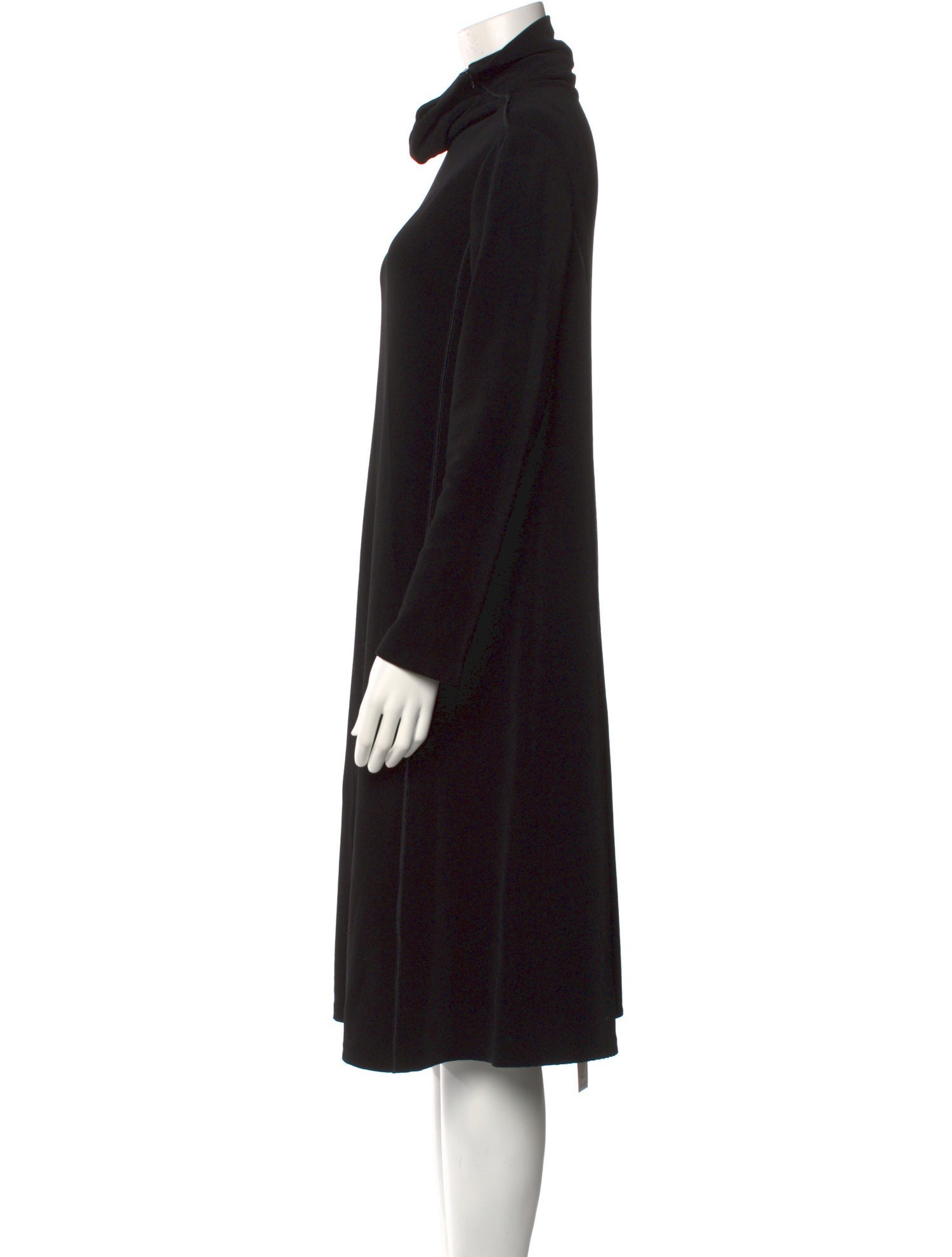 Giorgio Armani Turtleneck Knee-Length Dress
