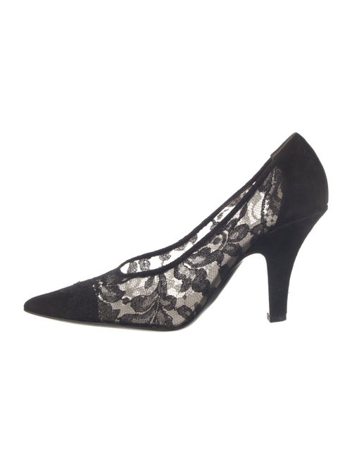 Giorgio Armani Lace Lace Pattern Pumps