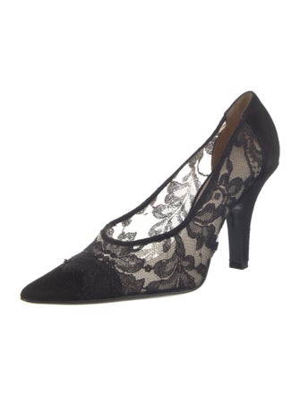 Giorgio Armani Lace Lace Pattern Pumps