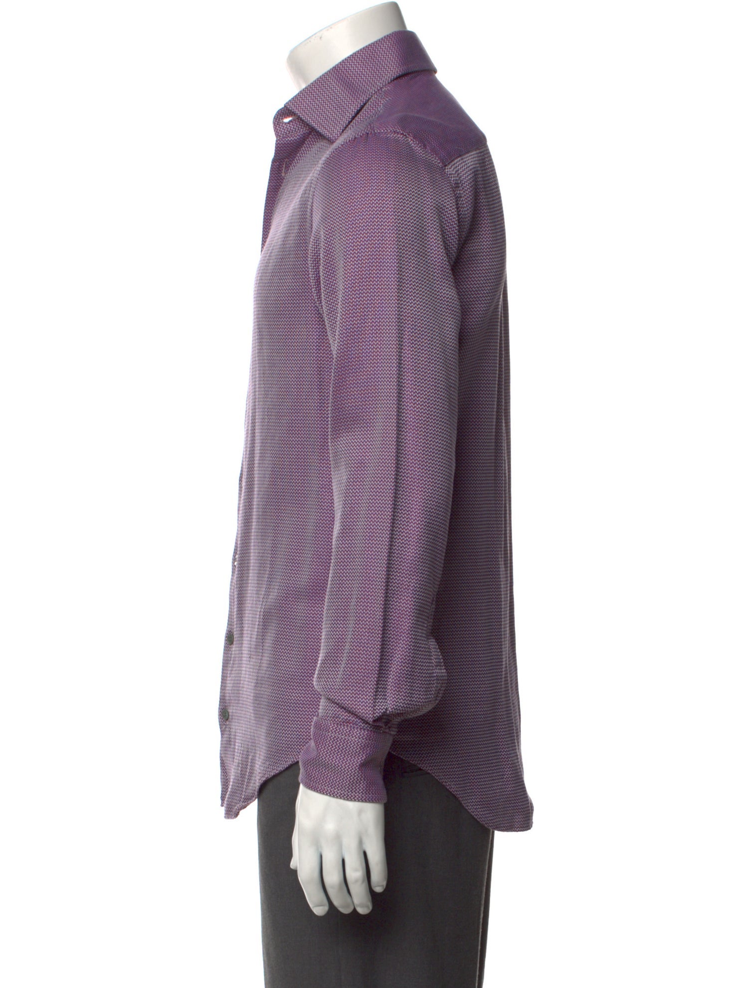 Giorgio Armani Striped Long Sleeve Shirt