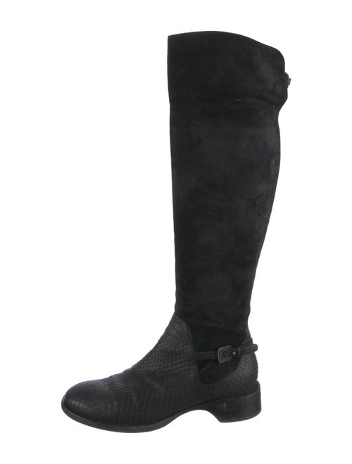 Giorgio Armani Suede Riding Boots