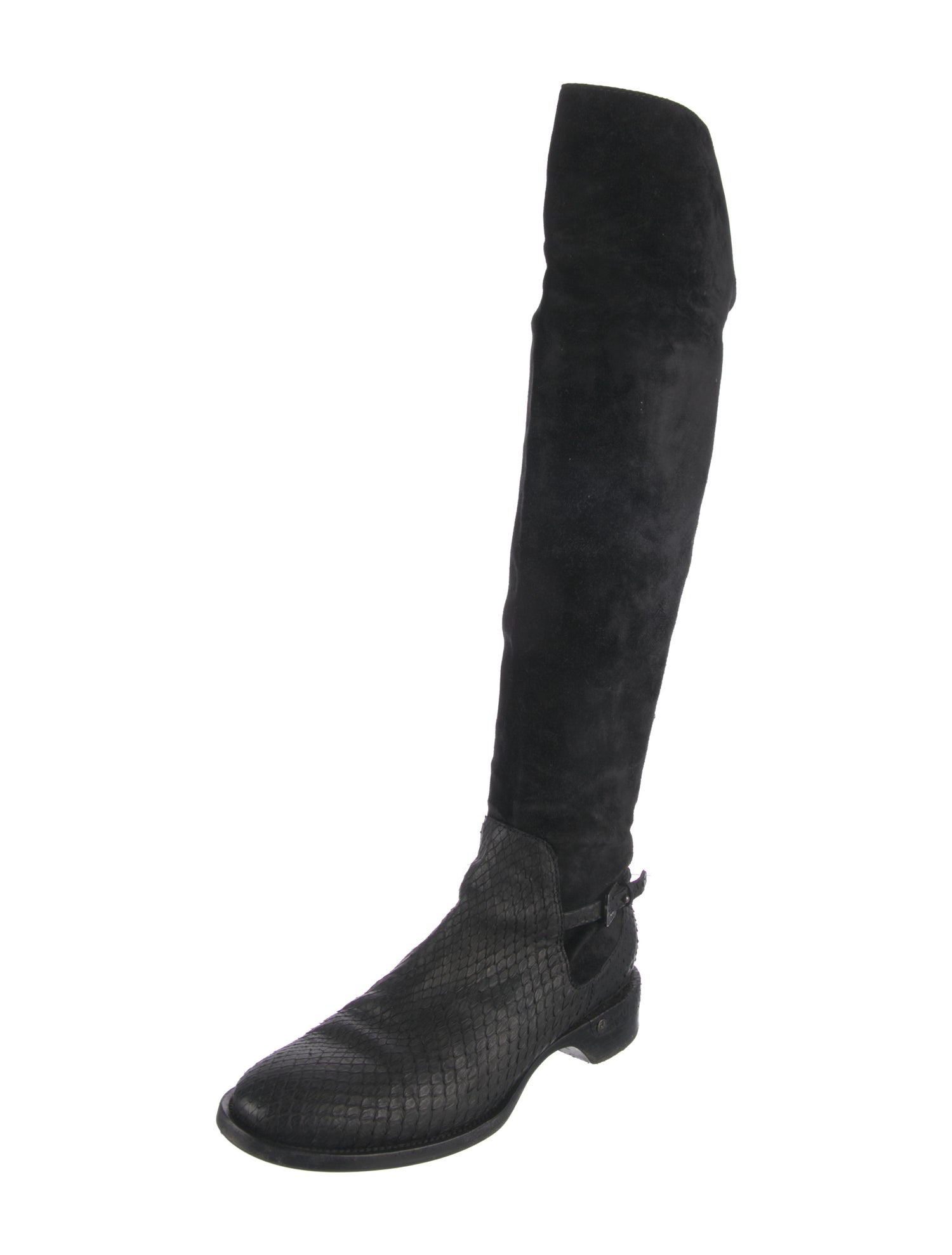 Giorgio Armani Suede Riding Boots