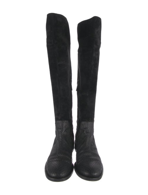 Giorgio Armani Suede Riding Boots