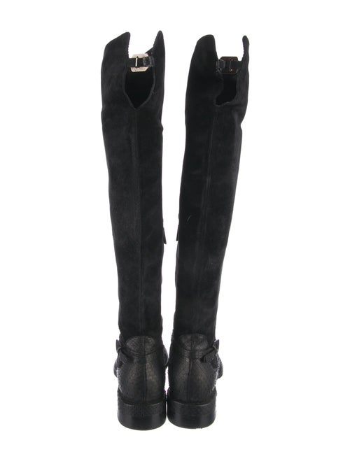 Giorgio Armani Suede Riding Boots