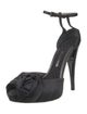 Giorgio Armani Satin D'Orsay Pumps