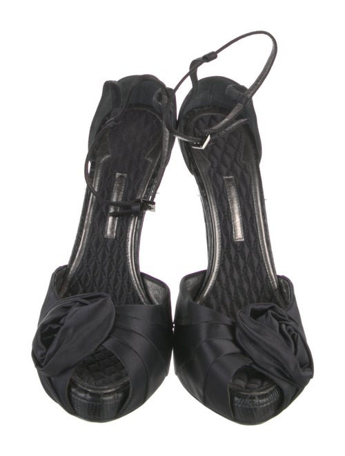 Giorgio Armani Satin D'Orsay Pumps