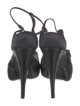 Giorgio Armani Satin D'Orsay Pumps