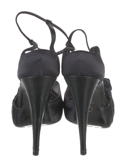 Giorgio Armani Satin D'Orsay Pumps