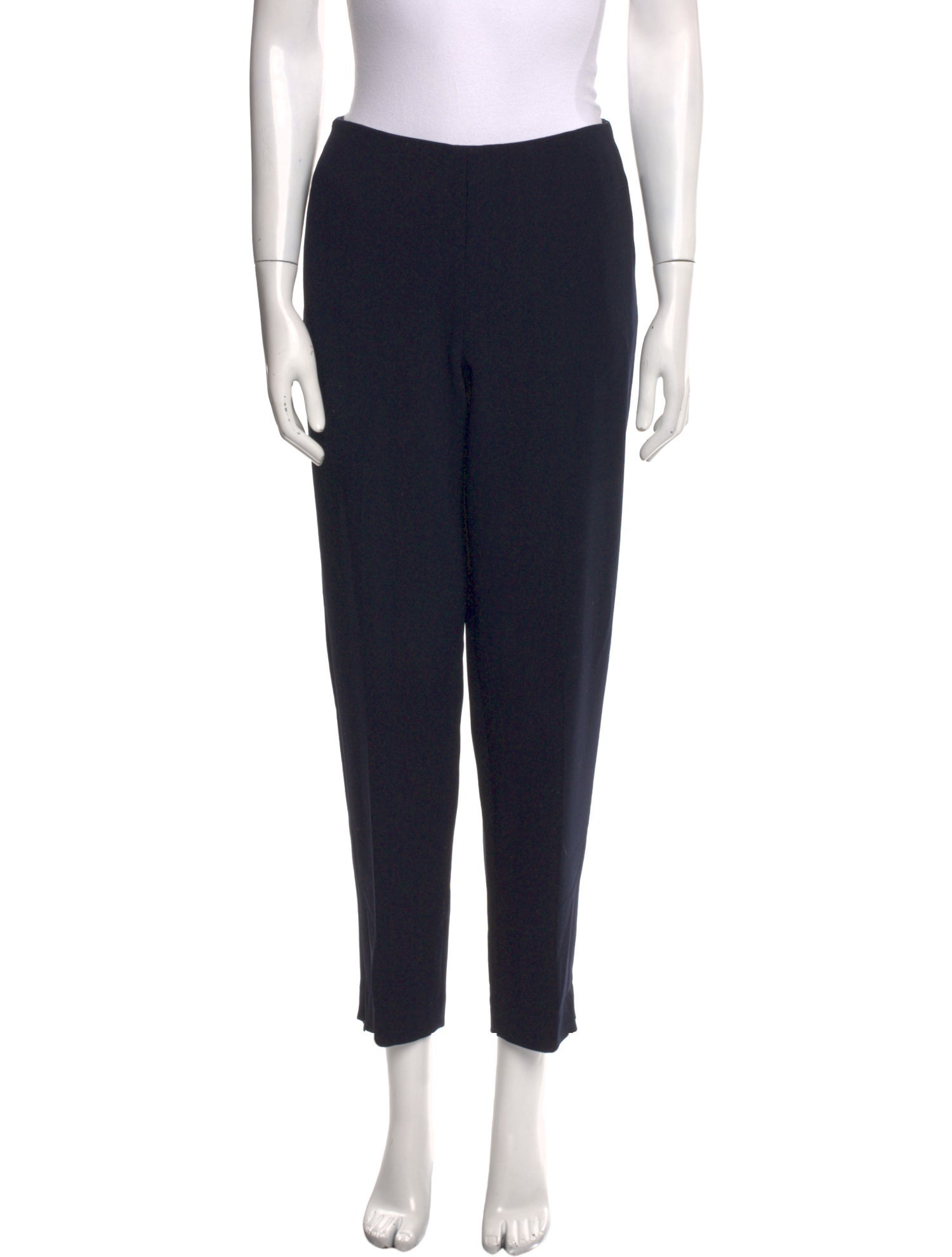 Giorgio Armani Virgin Wool Straight Leg Pants