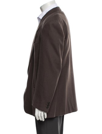 Giorgio Armani Virgin Wool Peacoat