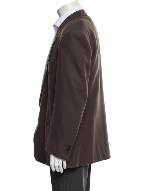 Giorgio Armani Virgin Wool Peacoat