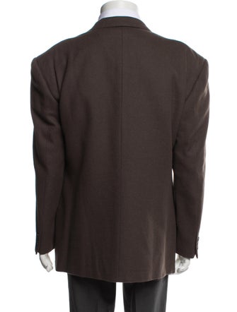 Giorgio Armani Virgin Wool Peacoat