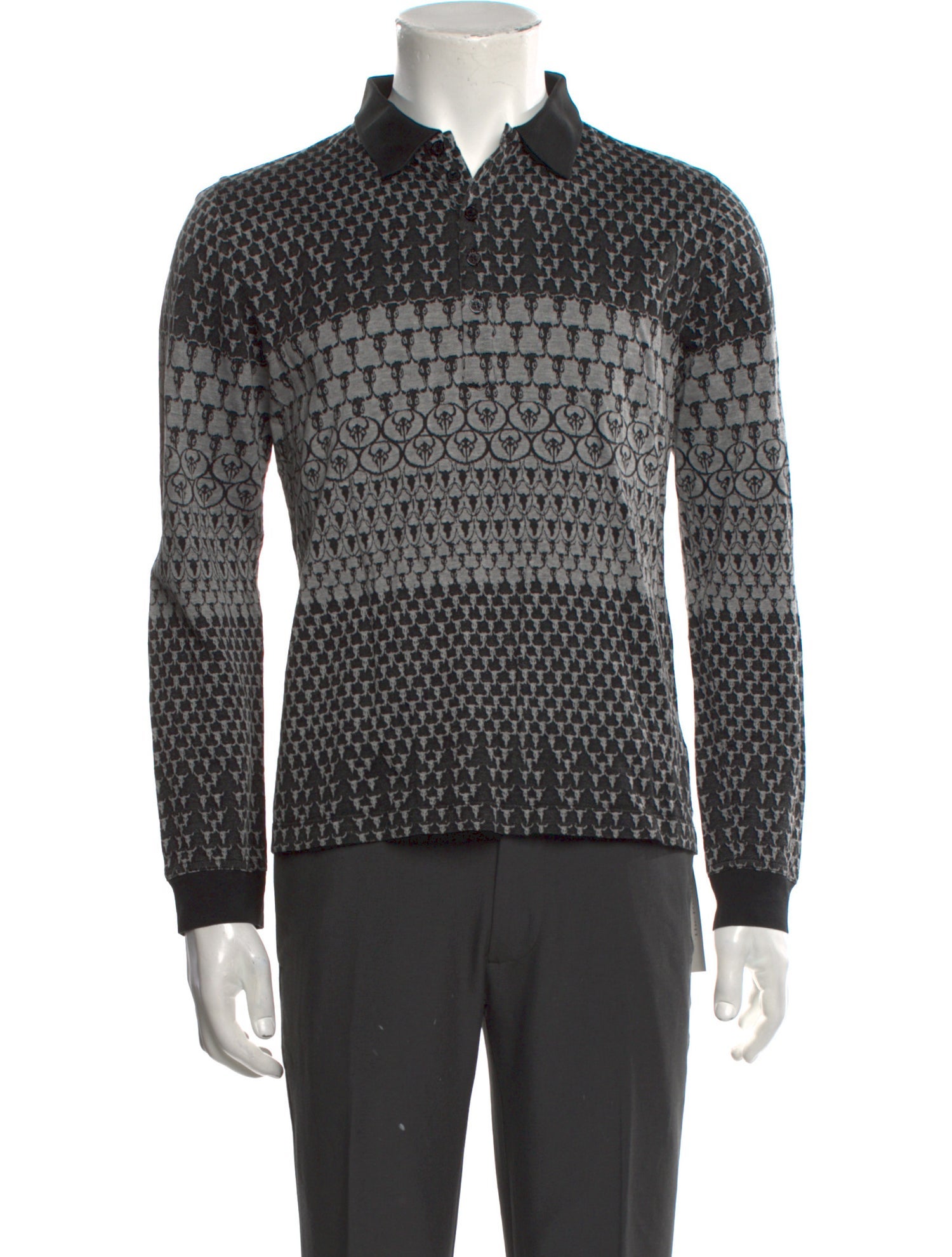 Christian Lacroix Printed Collar Polo Shirt