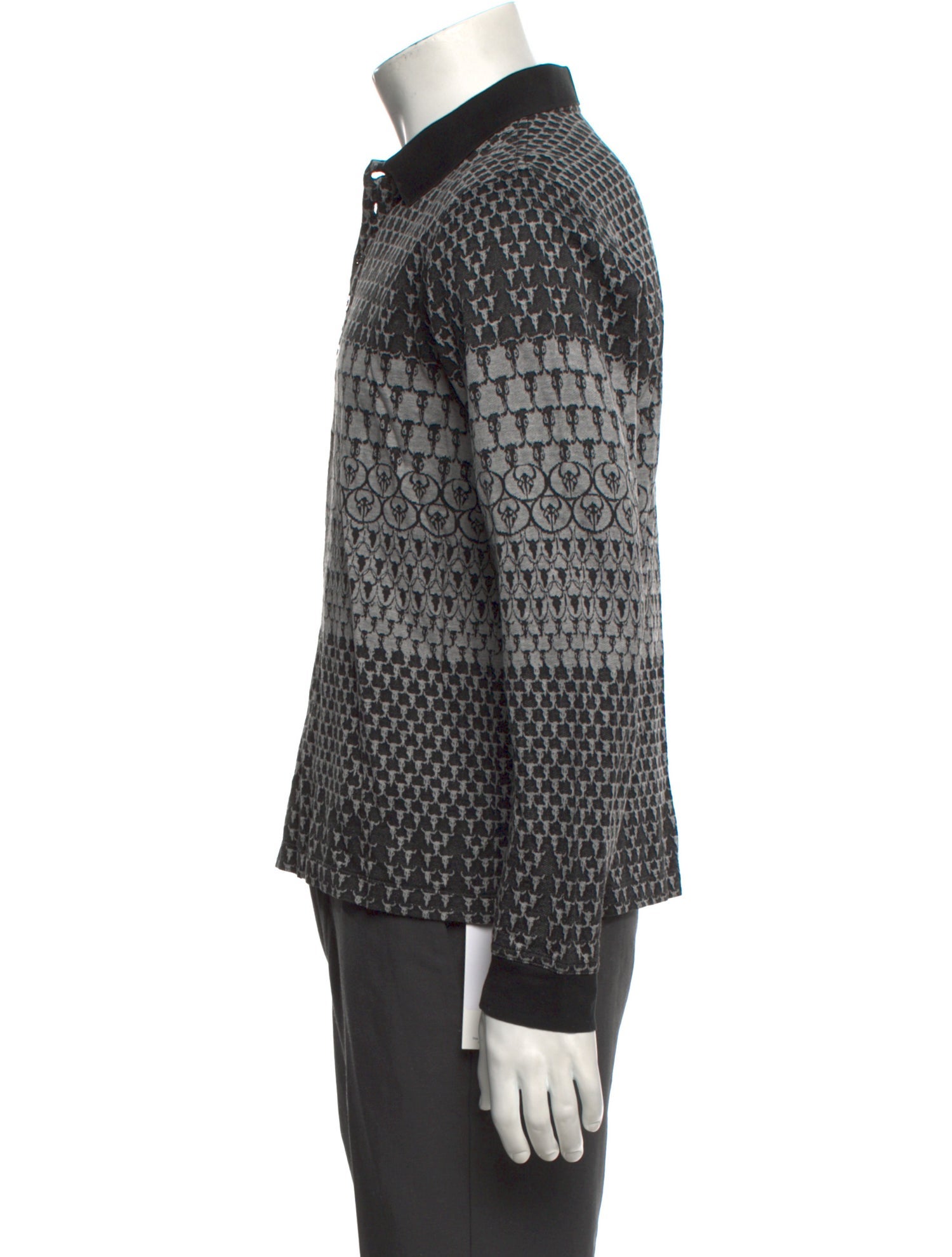 Christian Lacroix Printed Collar Polo Shirt